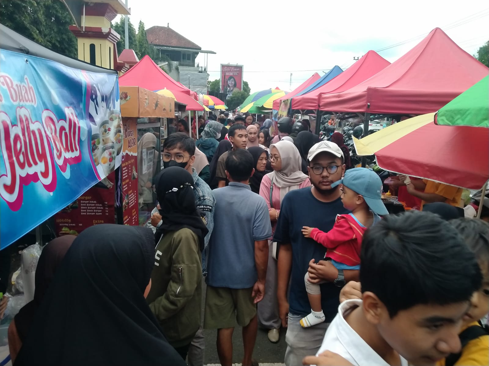 Potensi Gangguan Lalu Lintas Pasar Tiban Diantisipasi