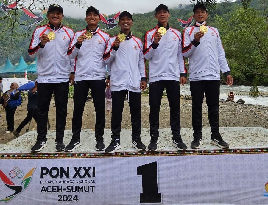 Atlet Arung Jeram Banjarnegara Raih Medali Emas di PON Aceh-Sumut 2024