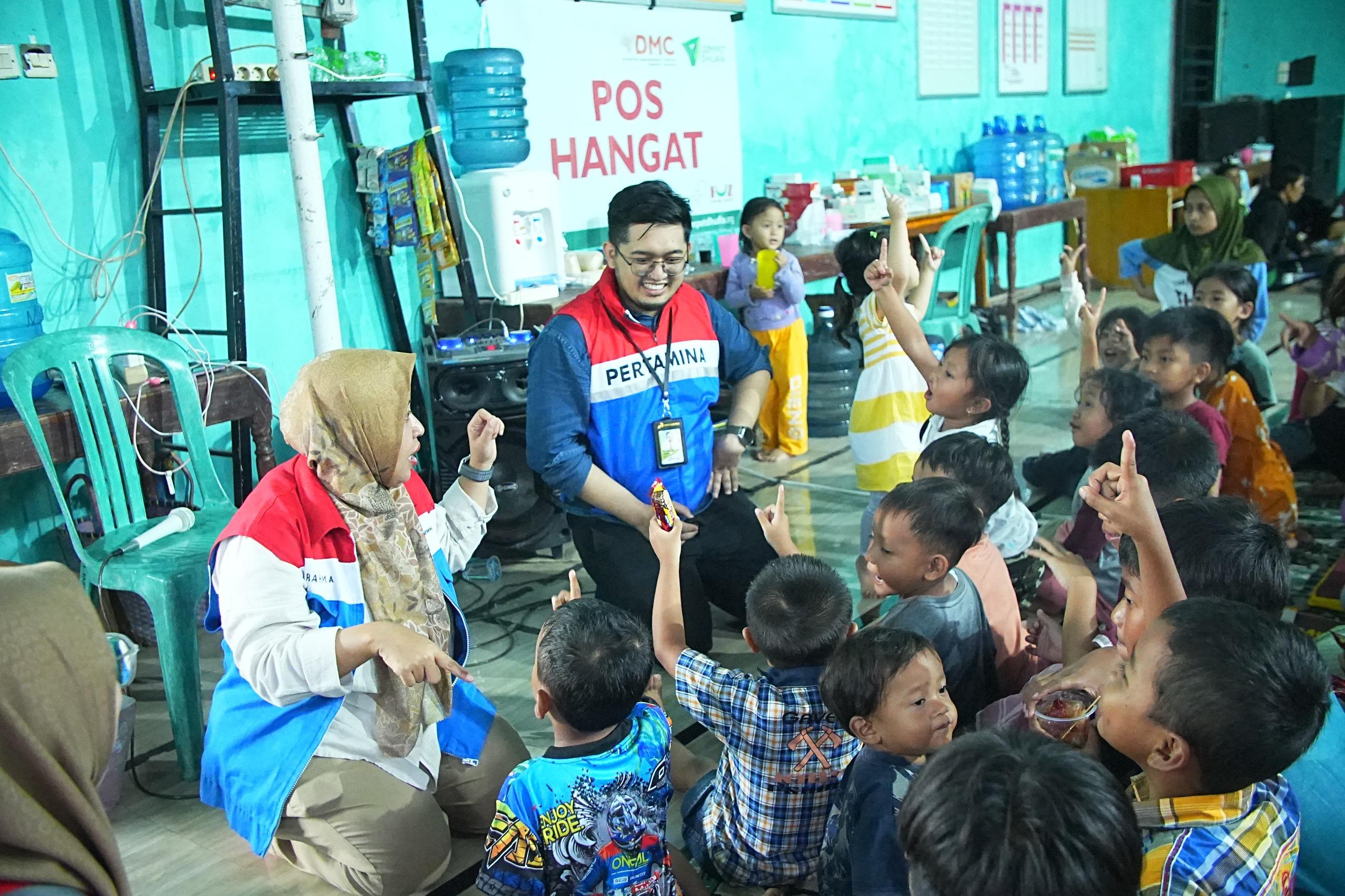 Bantuan Pertamina Pulihkan Semangat Korban Longsor Banjarnegara