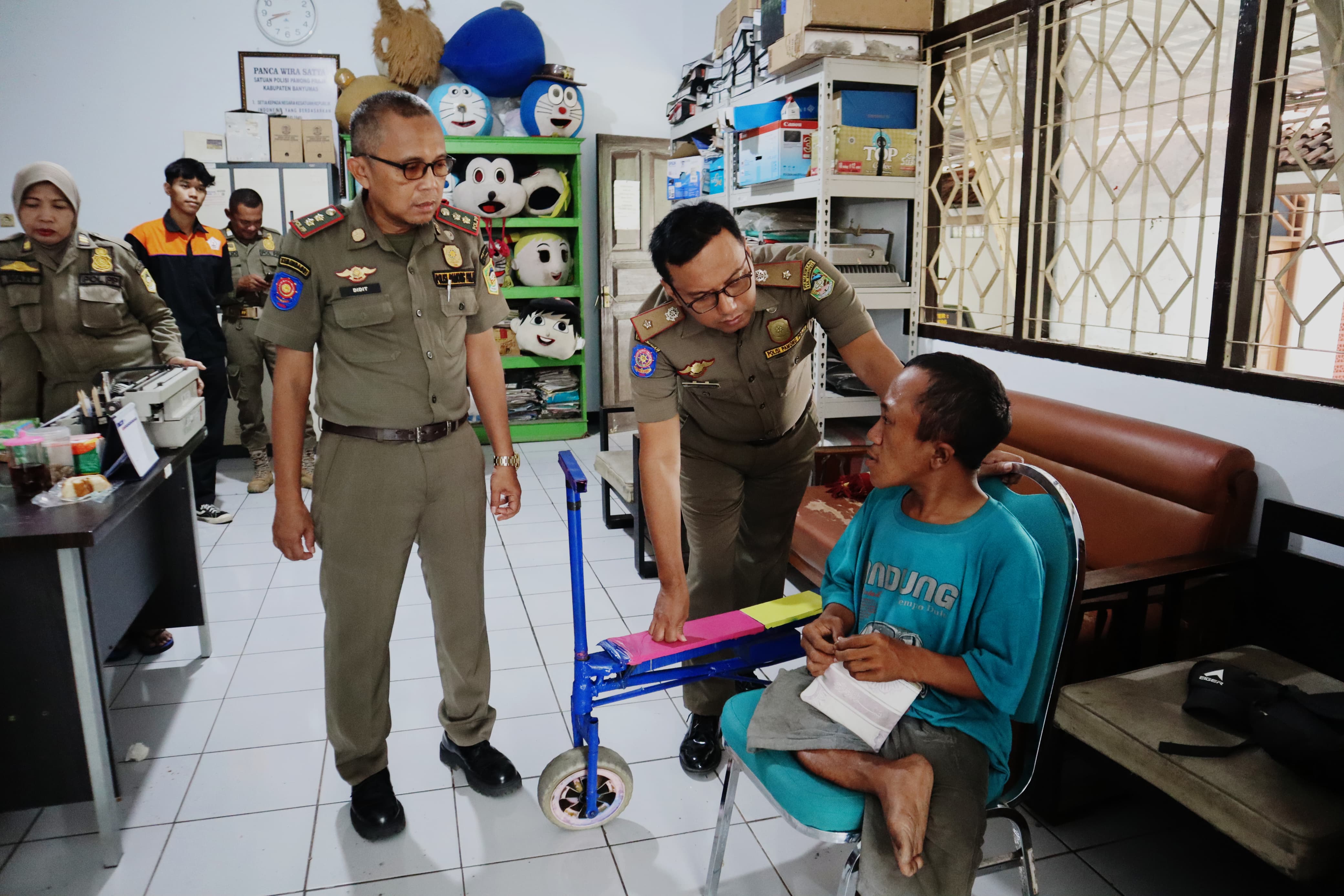Pengemis Viral dari Tegal Kembali Berulah di Purwokerto, Kini Diamankan Satpol PP Banyumas