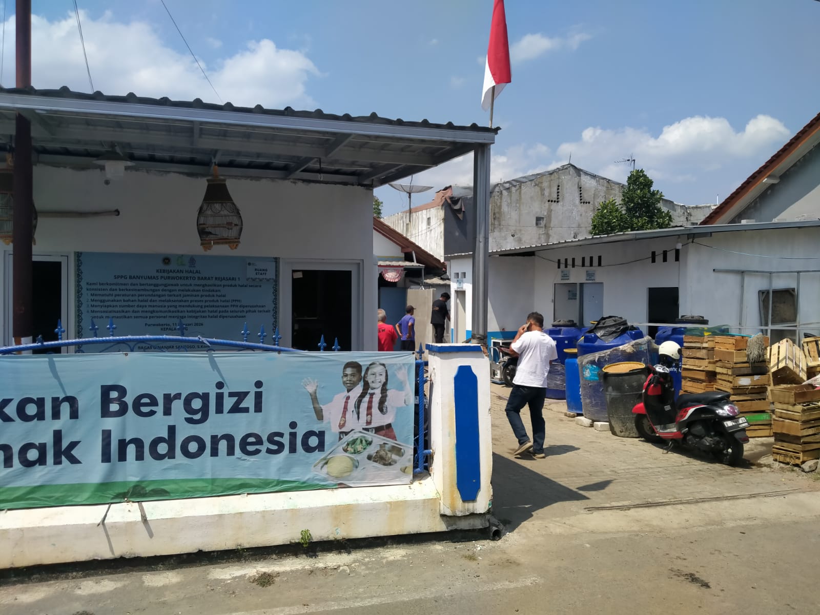 SPPG Rejasari I Purwokerto Disuspend, Dapur Berhenti Sampai IPAL Selesai
