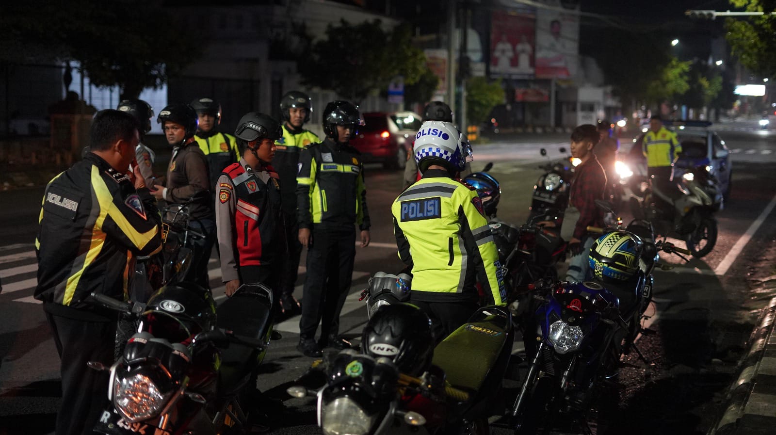 Patroli Malam Minggu, 11 Sepeda Motor 'Prutulan' Diamankan