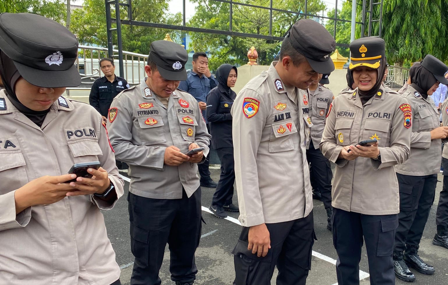 Cegah Judi Online, Handphone Anggota Polres Purbalingga Dicek Propam