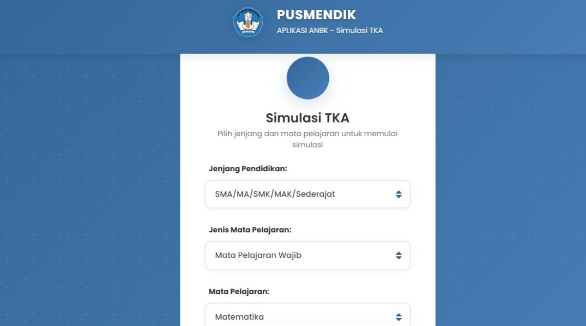 Simulasi TKA Kemendikdasmen 2025, Ini Panduan Link dan Cara Aksesnya