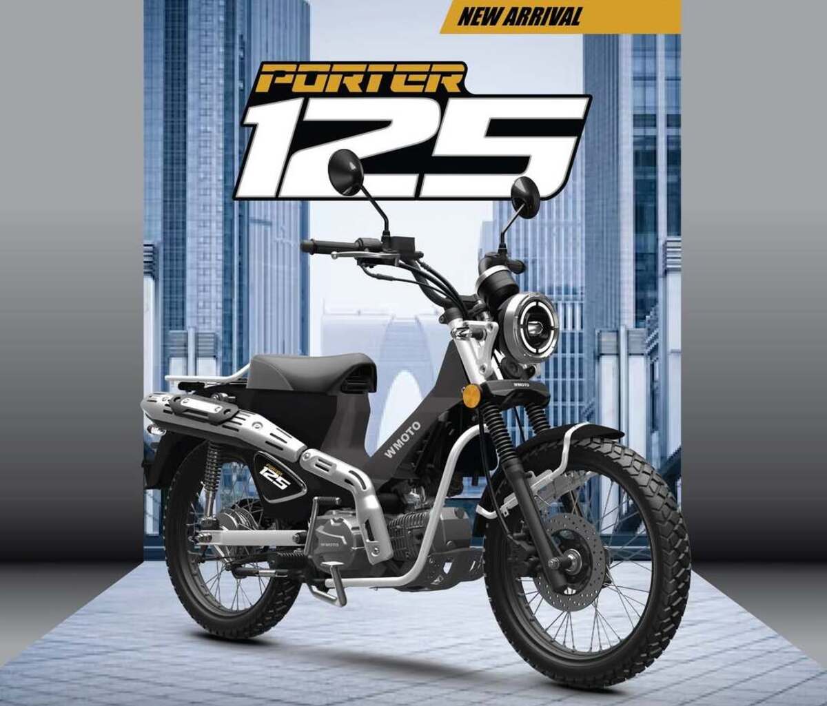 Harga dan Fitur WMoto Porter 125, Motor Bebek Adventure Ekonomis