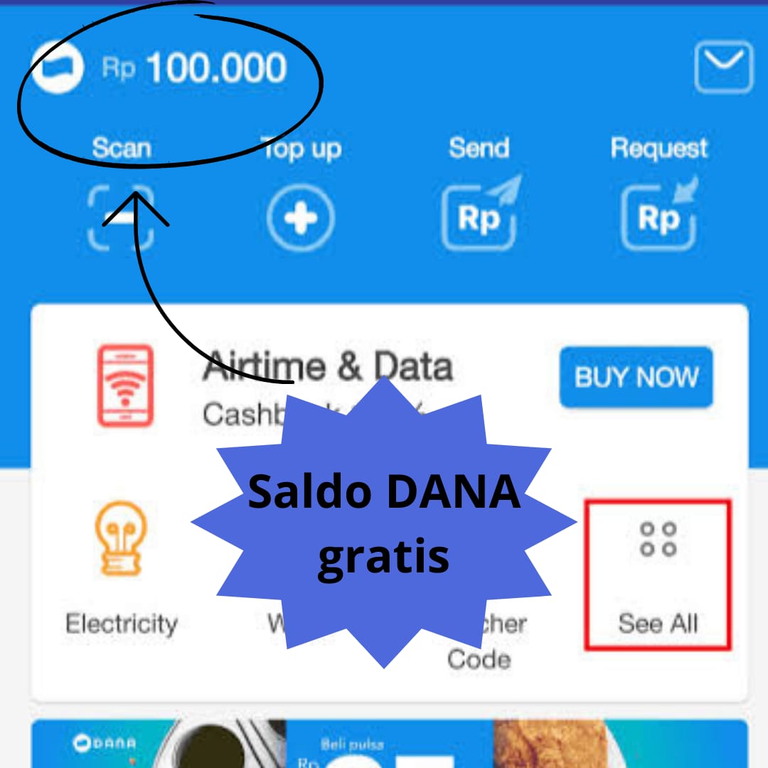 Wow, Dapat Saldo Dana Gratis Langsung dari Aplikasi DANA, Anti Ribet Tanpa Main Game dan Selesaikan Misi