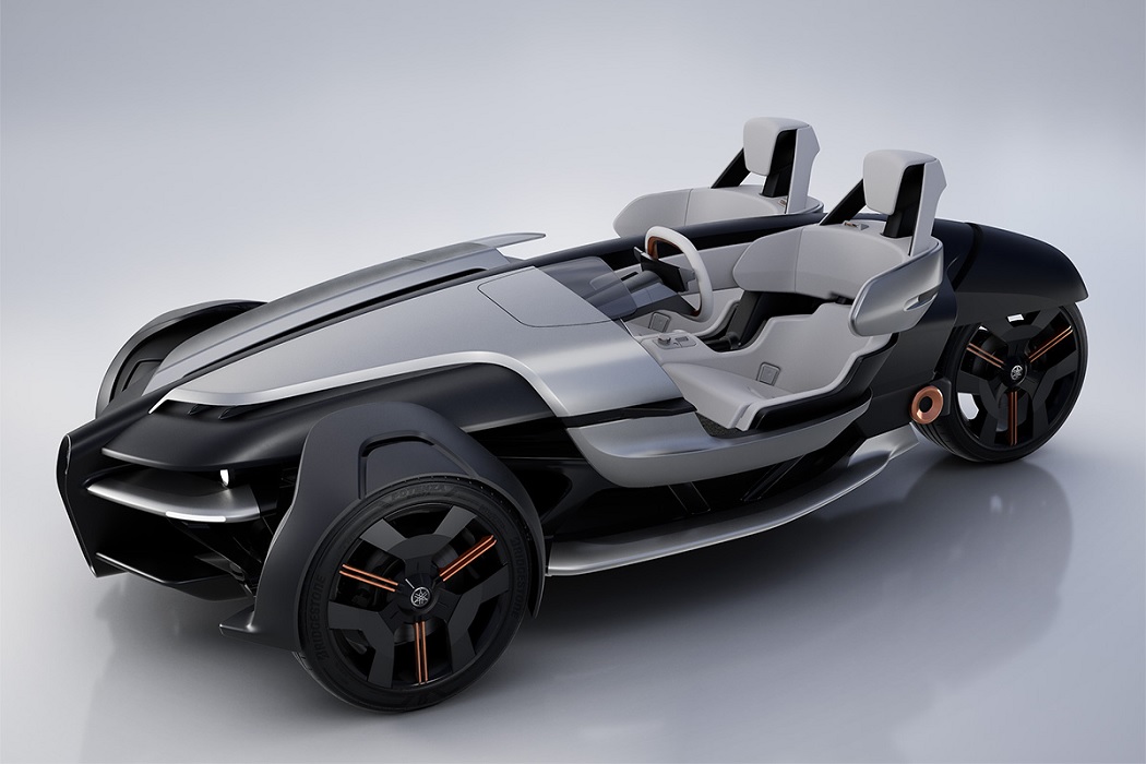 UNIK! Mengenal Desain Motor Listrik Yamaha Tricera, Roda Tiga dengan Tampilan Futuristik yang Mewah