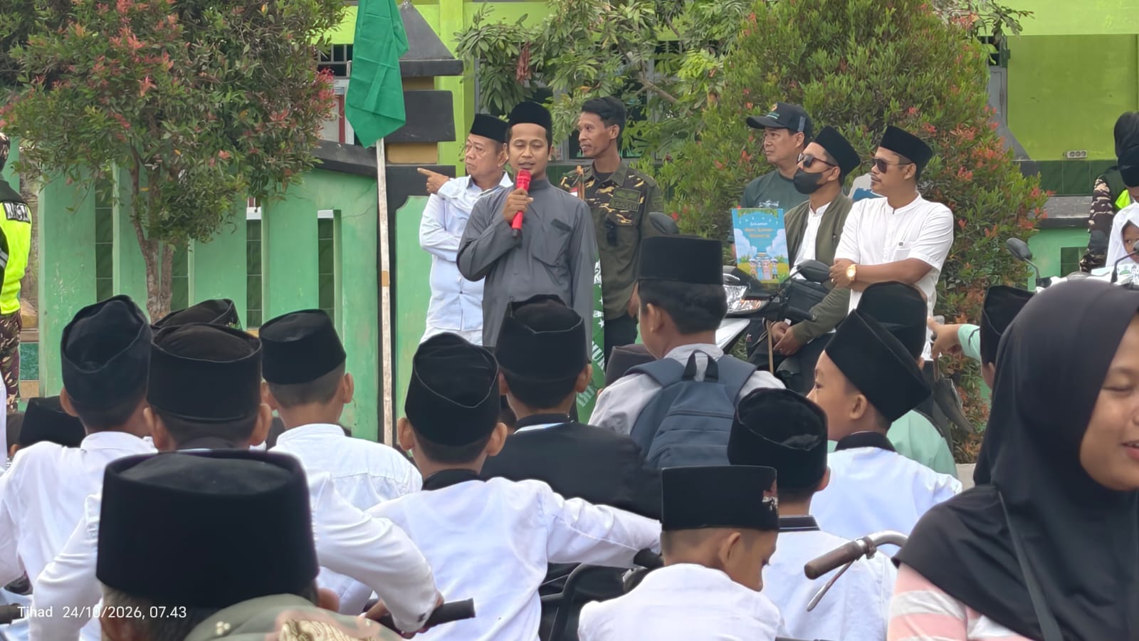 NU Ranting Muktisari Gelar Kirab Santri dan Khitanan Massal