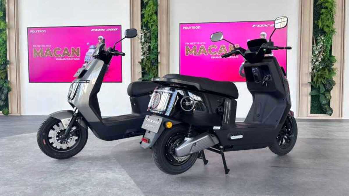 Resmi Meluncur! Motor Listrik Dari Polytron, Fox 200 Khusus Perempuan!