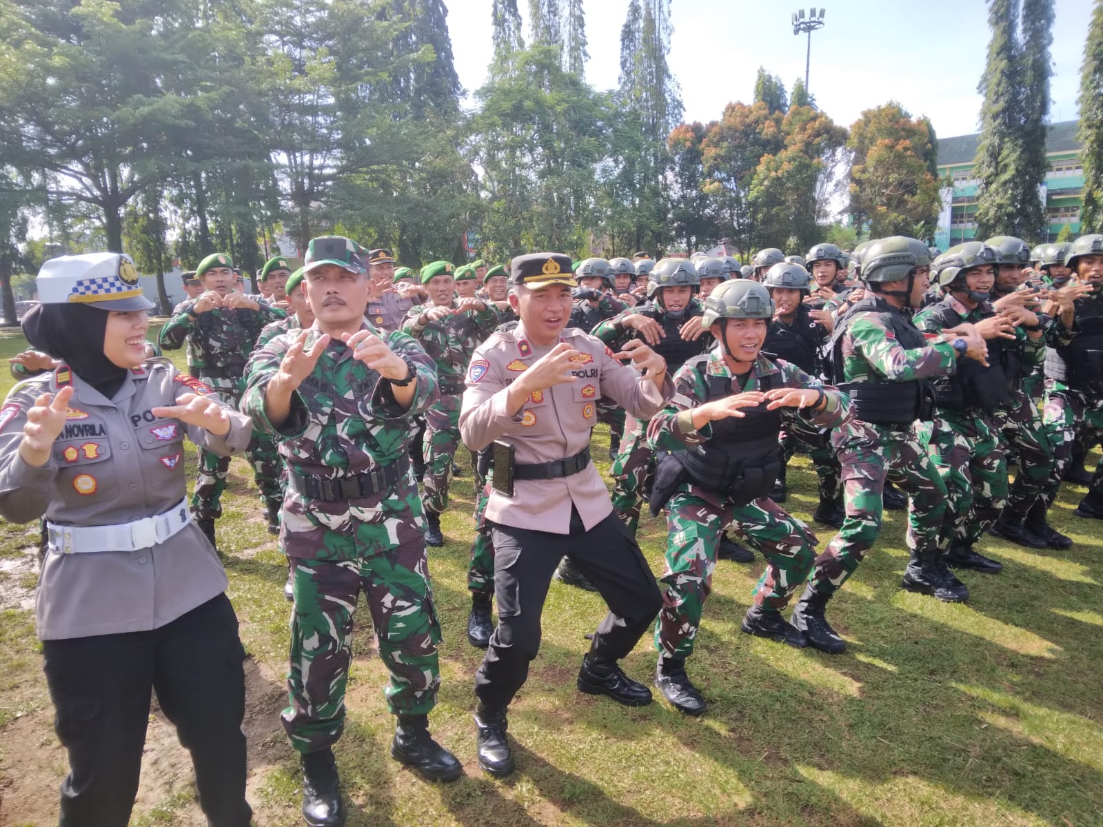 Apel Jam Pimpinan TNI-Polri di Purbalingga, Siap Amankan Agenda Nasional, Internasional dan Pemilu 2024