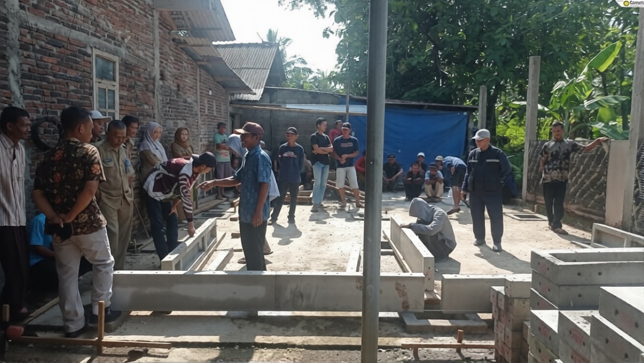 Kejar Target Lebaran, DLHPKP Purbalingga Latih 40 Penerima PB Backlog Pasang Panel Ruspin