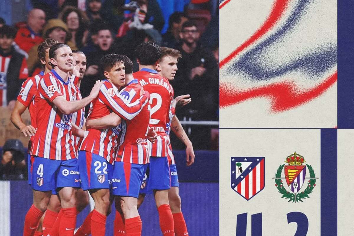 Laga Penuh Aksi, Atletico Bekuk Valladolid 4-2