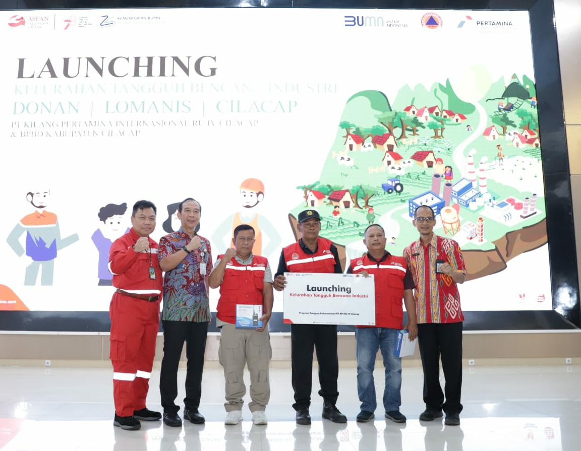 Kilang Cilacap Launching Program Kelurahan Tangguh Bencana Industri