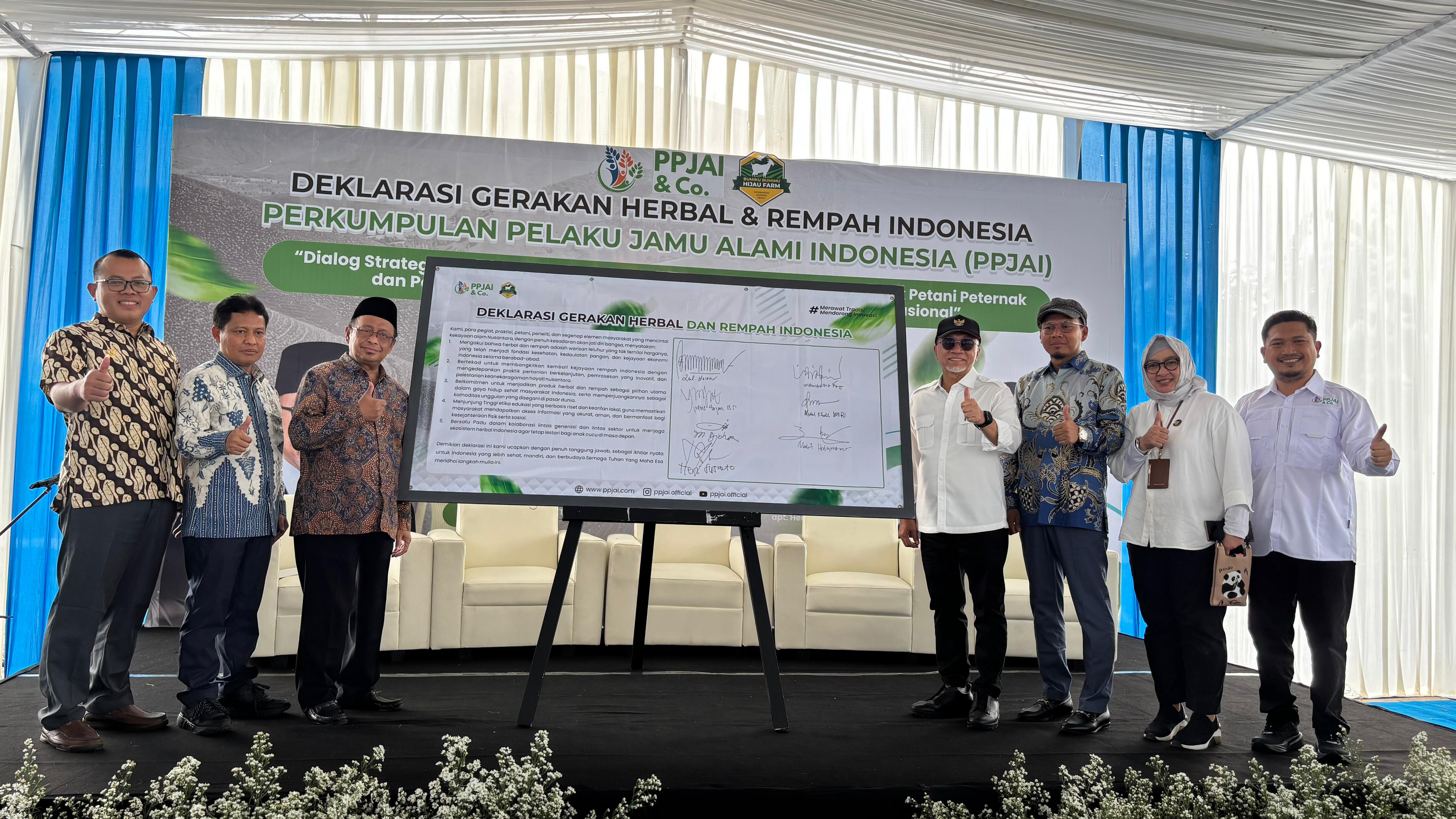 Gerakan Herbal dan Rempah Nasional Dideklarasikan
