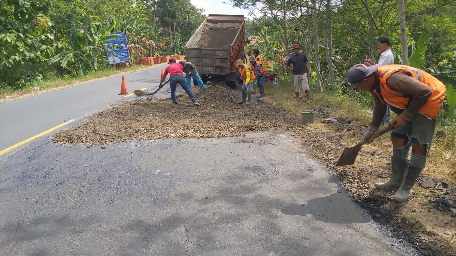 Tindaklanjuti Kondisi Jalan Nasional Lumbir Banyumas, PPK PJN 1.5 Lakukan Penanganan Darurat 