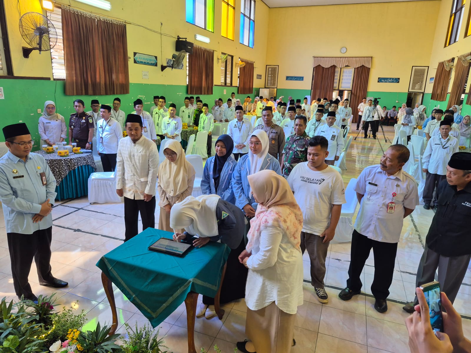 Pelajar Lintas Agama Purbalingga Teken Pakta Integritas Kerukunan Beragama