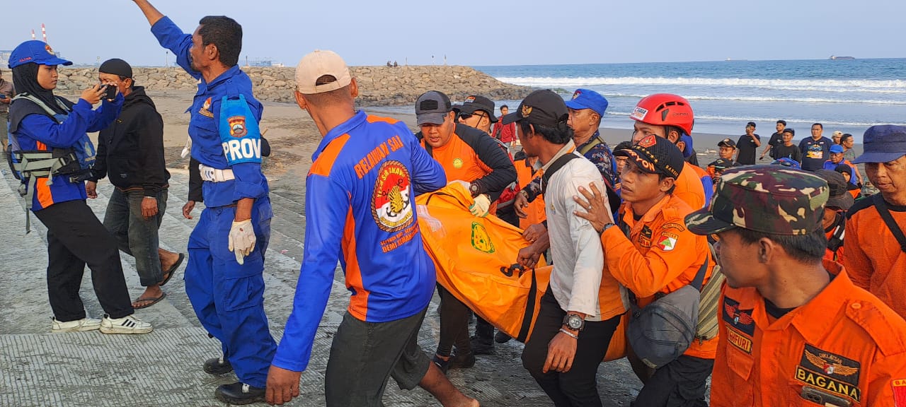 Kakak Beradik yang Tenggelam di Pantai Kemiren Cilacap Ditemukan 