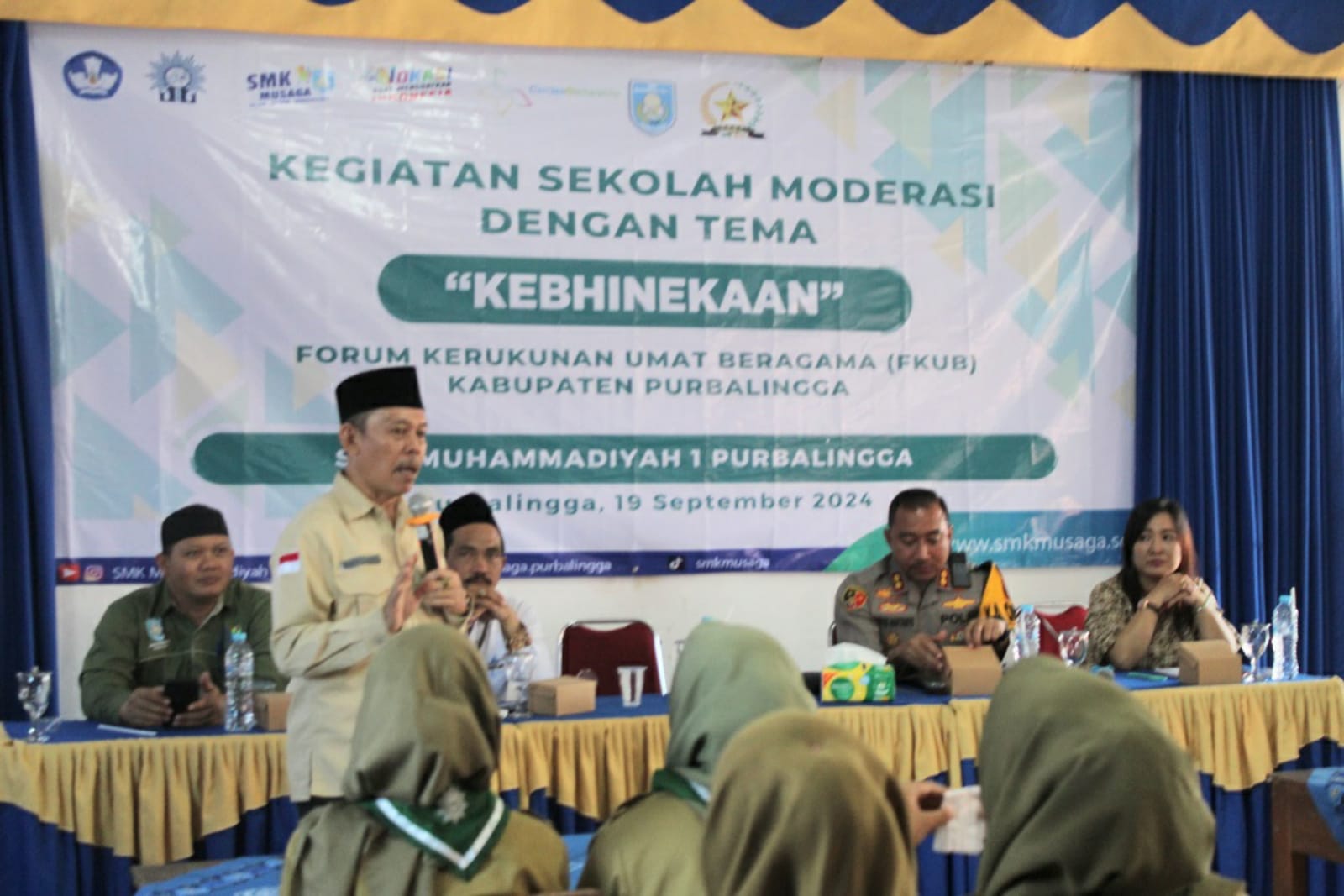 Siswa SMK Musaga Antusias Ikuti Sekolah Moderasi dari FKUB Purbalingga