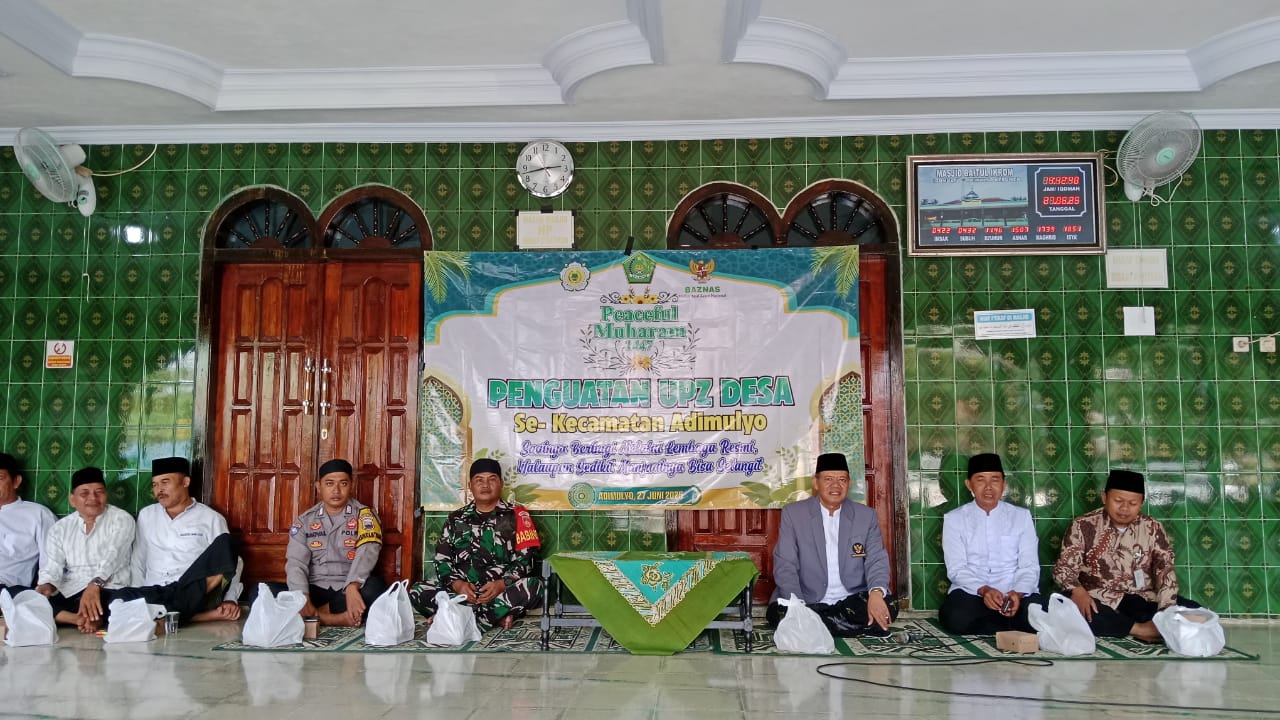 Sambut Muharam, KUA Kecamatan Adimulyo Kuatkan Fungsi  UPZ