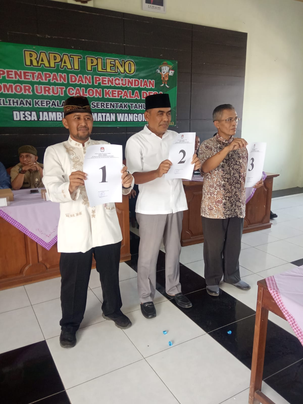 Pilkades Serentak Desa Jambu, Banyumas Diikuti Tiga Calon, Pemilih Tetap Lebih dari 6.000 Orang