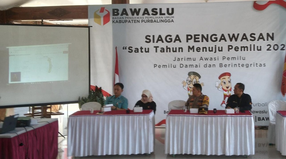 Lawan Berita Bohong, Bawaslu Purbalingga Gadeng Dinas Kominfo