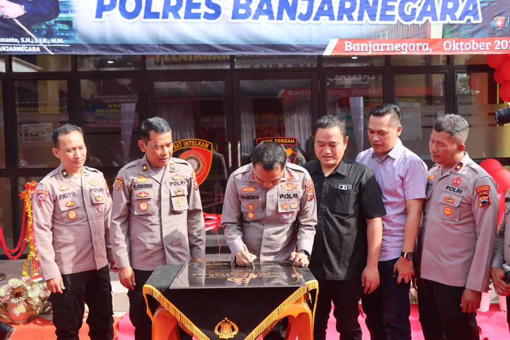 Polres Banjarnegara Resmikan Gedung Baru Pelayanan SKCK dan Perizinan, Masyarakat Kini Dilayani Lebih Nyaman
