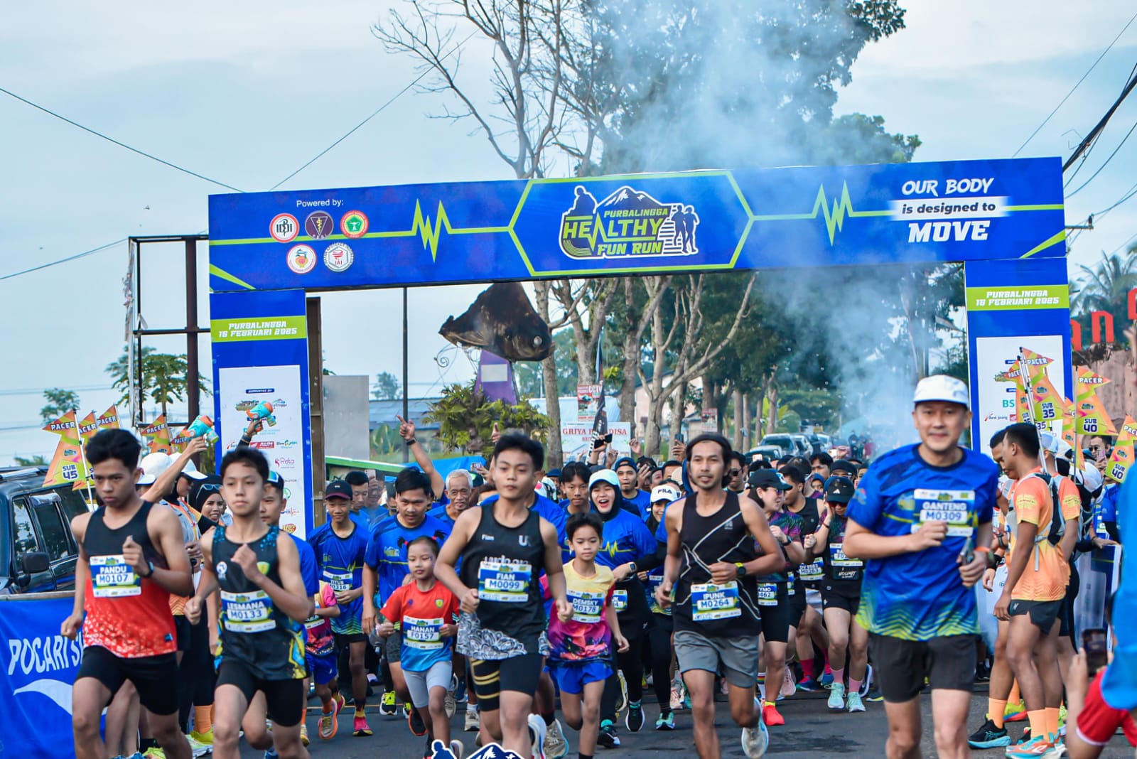 Pecah! 1.240 Pelari Ikuti Purbalingga Healthy Fun Run