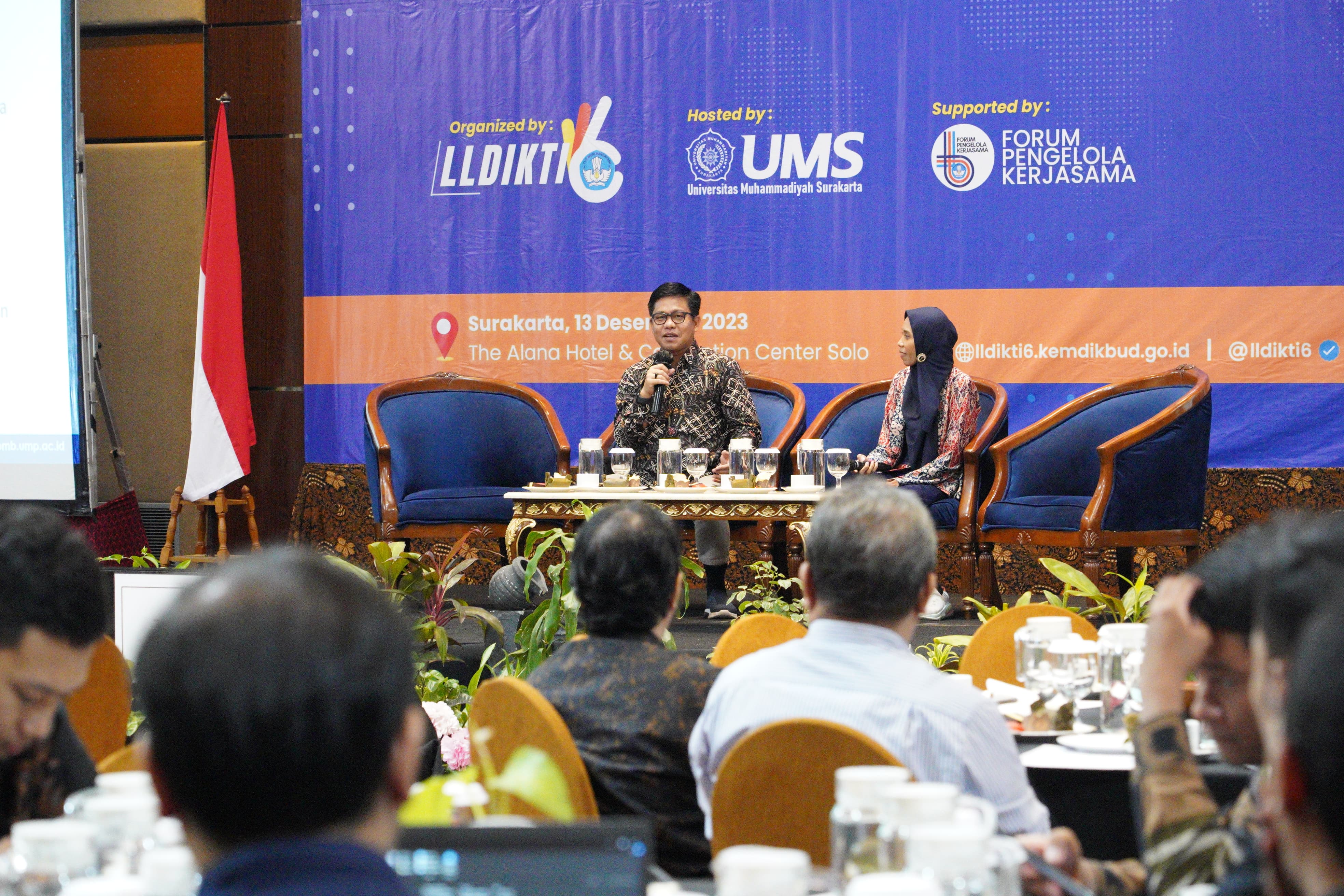 Rektor UMP Jadi Keynote Speaker Acara Sarasehan Pengelola Kerja Sama Perguruan Tinggi Tahun 2023
