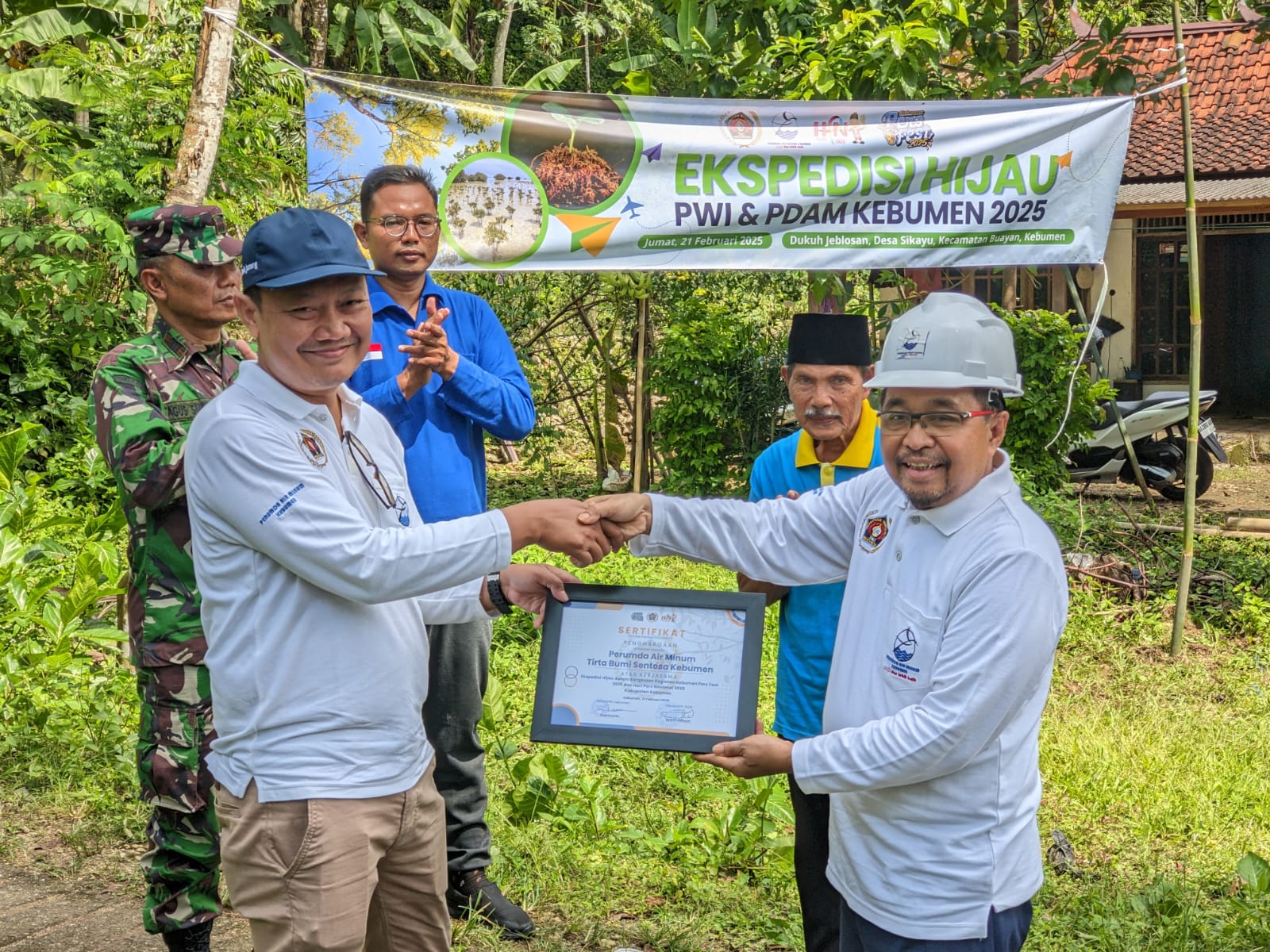 HPN, PWI Kebumen dan PDAM Gelar Ekspedisi Hijau