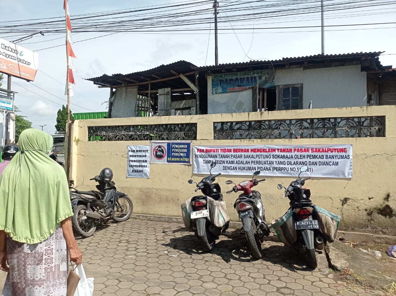 Tanahnya Diklaim Pemda, Pemilik Tanah Pasar Sangkal Putung Minta Pemda Hentikan Klaim