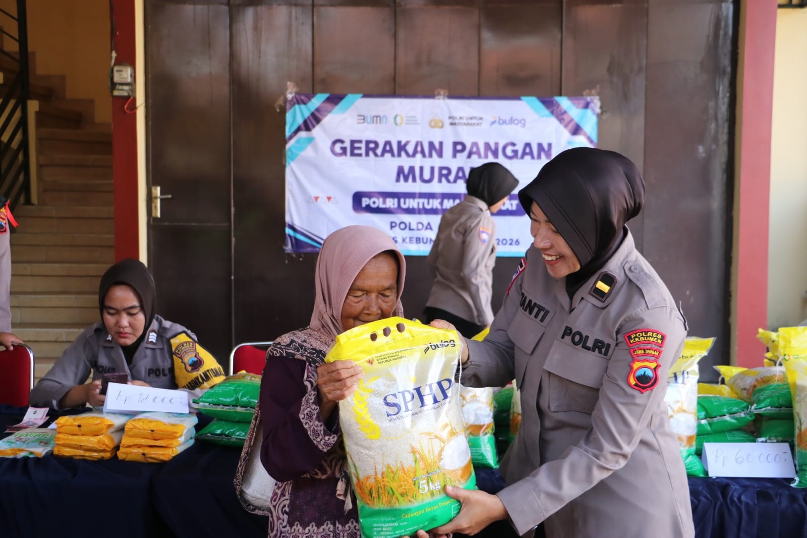 Polres Kebumen Gelar Gerakan Pangan Murah