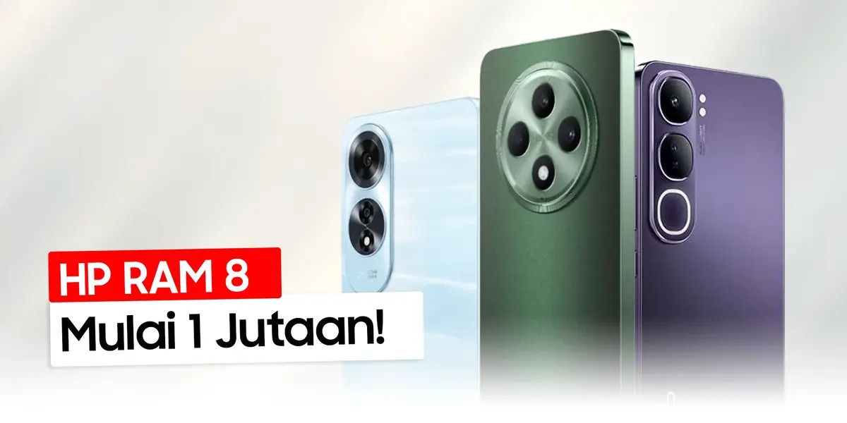 HP RAM 8GB Rp 1 Jutaan dengan Performa Lancar untuk Segala Aktivitas
