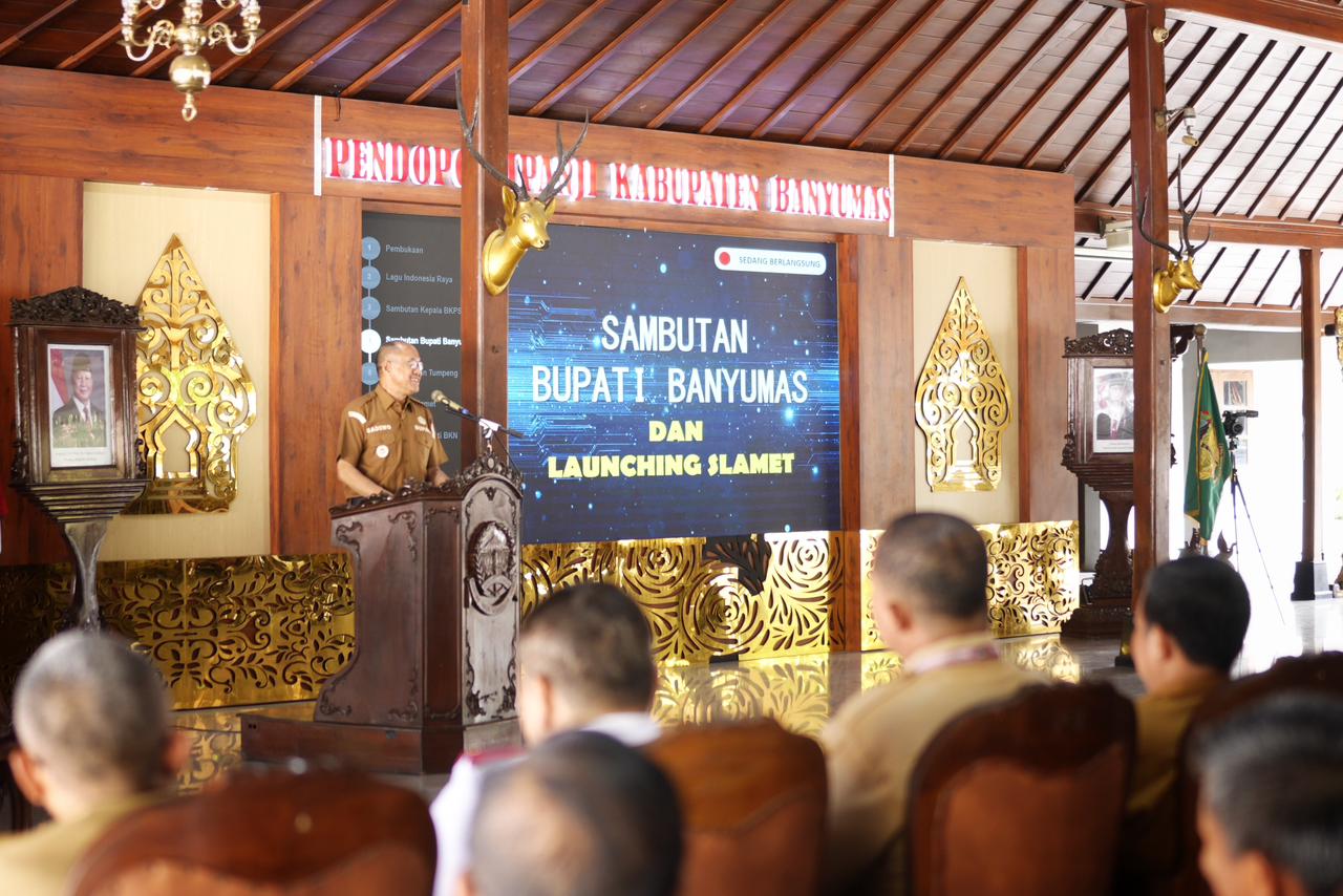 Aplikasi SLAMET Diluncurkan, Kelola ASN di Banyumas Lebih Modern