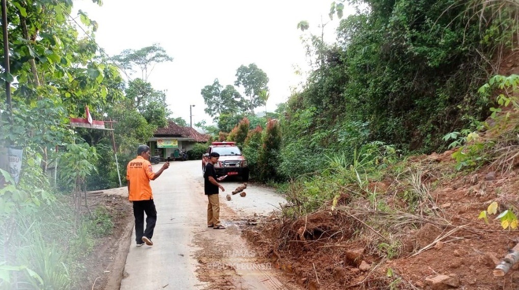 Longsor Giritirto Ditangani Bertahap, BPBD Koordinasikan Percepatan Pembersihan Material