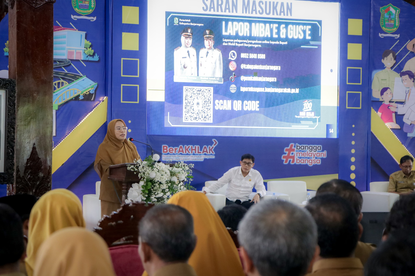 Banjarnegara Fokuskan Lima Isu Strategis, Bupati Luncurkan Kanal Aduan Warga