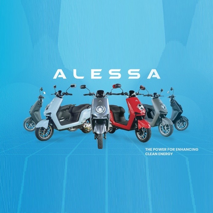 Tinggal Pilih! Motor Listrik Alessa EX3000 Tawarkan Berbagai Pilihan Warna 