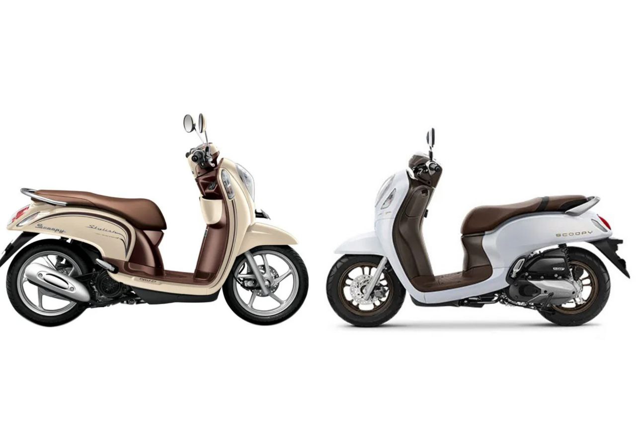 Perbedaan Motor Matic Klasik Honda Scoopy Stylish dengan Honda Scoopy Prestige