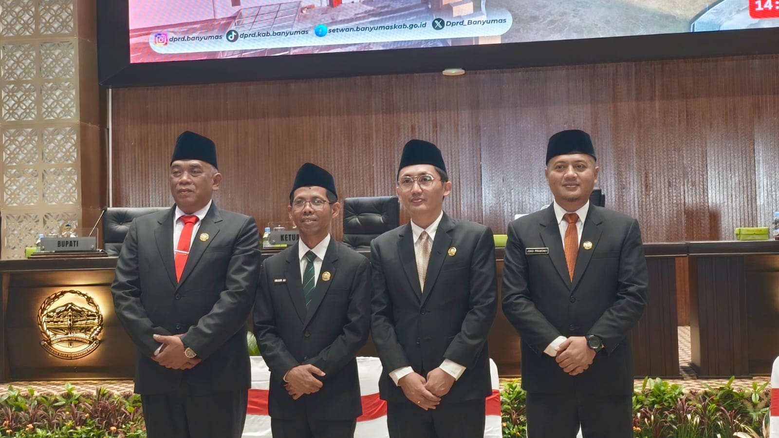 Resmi Pimpin Sisa Masa Jabatan 2024–2029, Agus Priyanggodo Janji DPRD Banyumas Lebih Aspiratif
