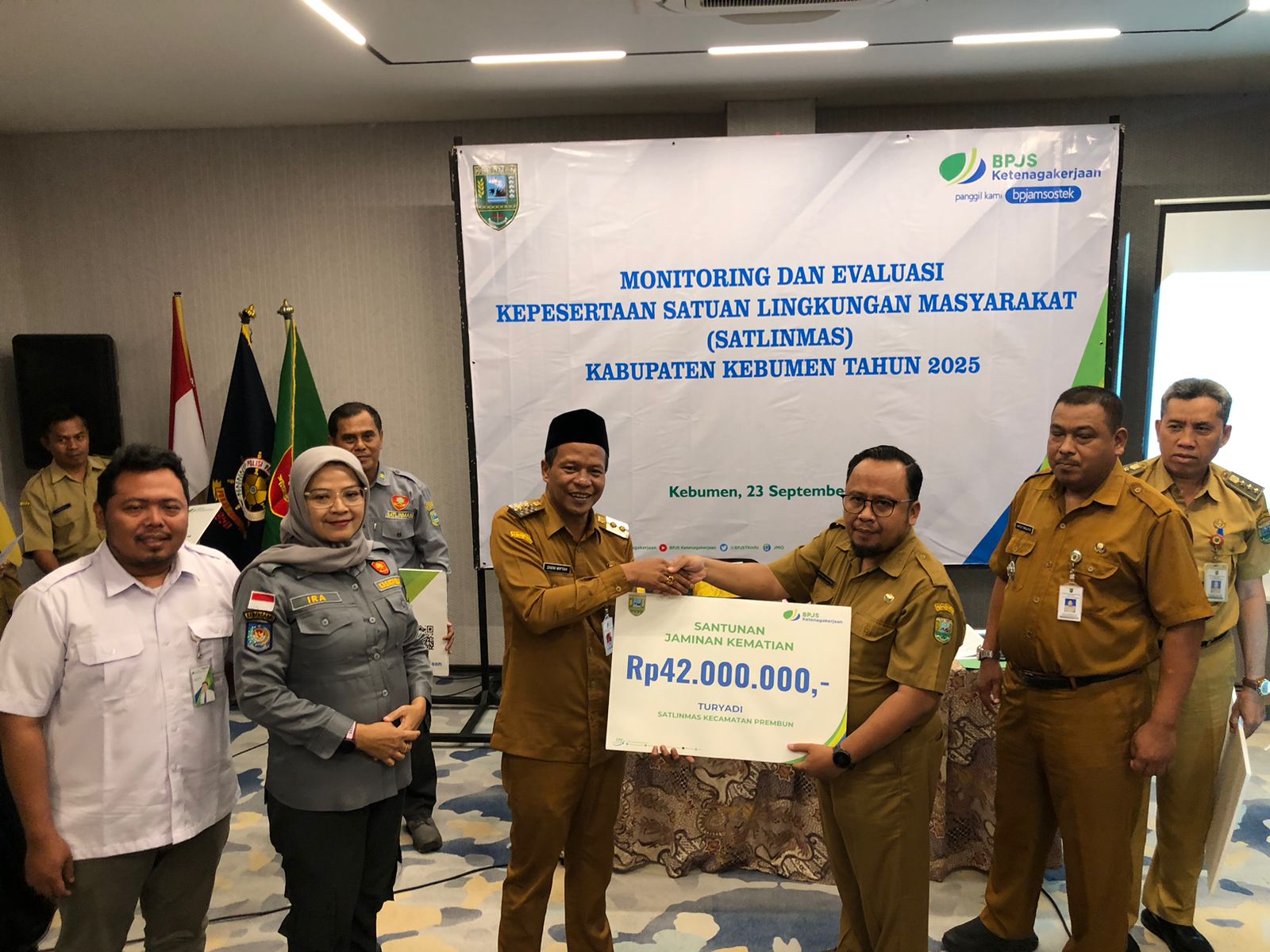 Wabup Kebumen: Perlindungan Satlinmas Jadi Komitmen Pemkab Kebumen