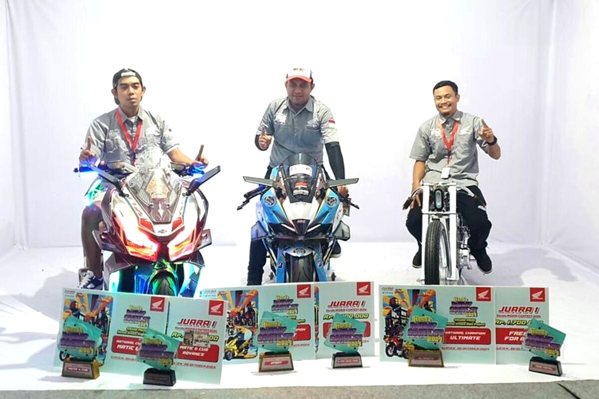 Ini Tiga Motor Juara Nasional Honda Modif Contest 2024