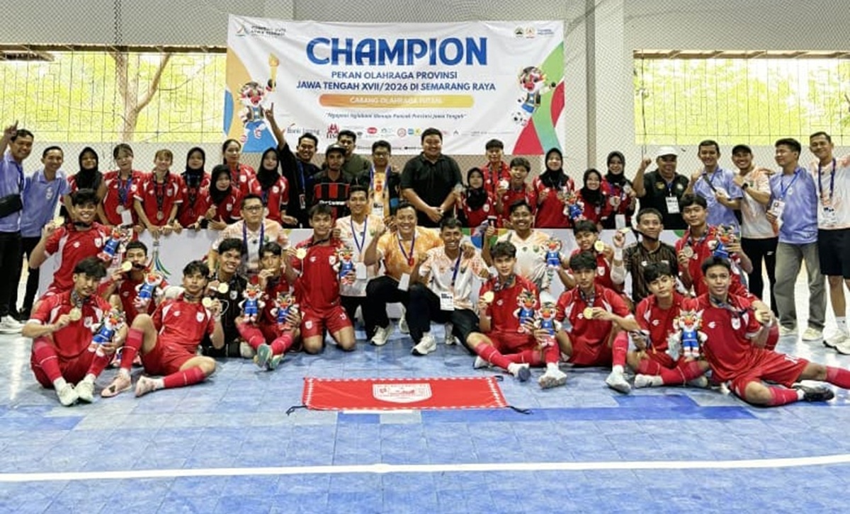 Sejarah! Tim Futsal Kebumen Sabet Emas di Ajang Porprov 2026