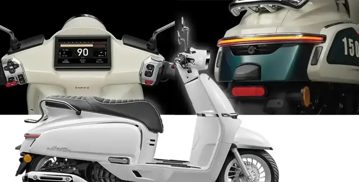 CFMoto 150 Aura Bawa Desain Modern Retro, Jadi Rival Vespa di Pasar Motor