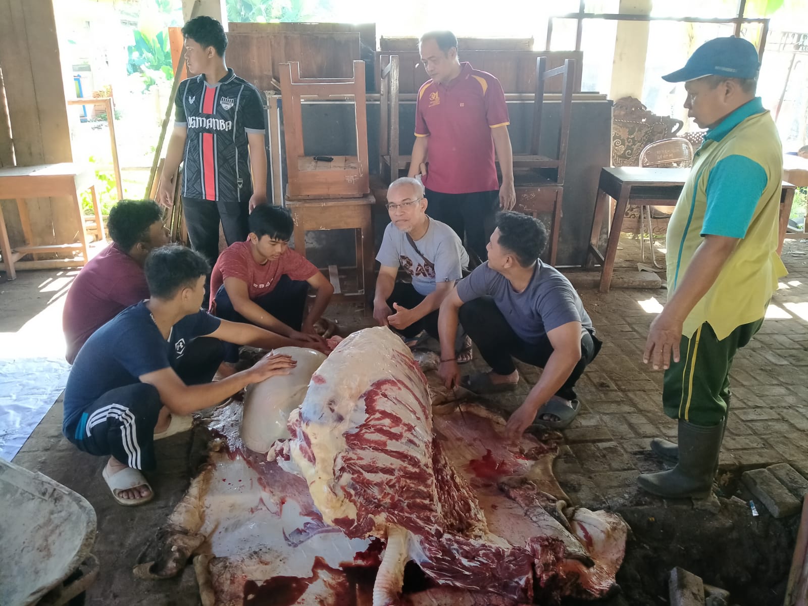 MAN 2 Banyumas Sembelih Tiga Hewan Kurban