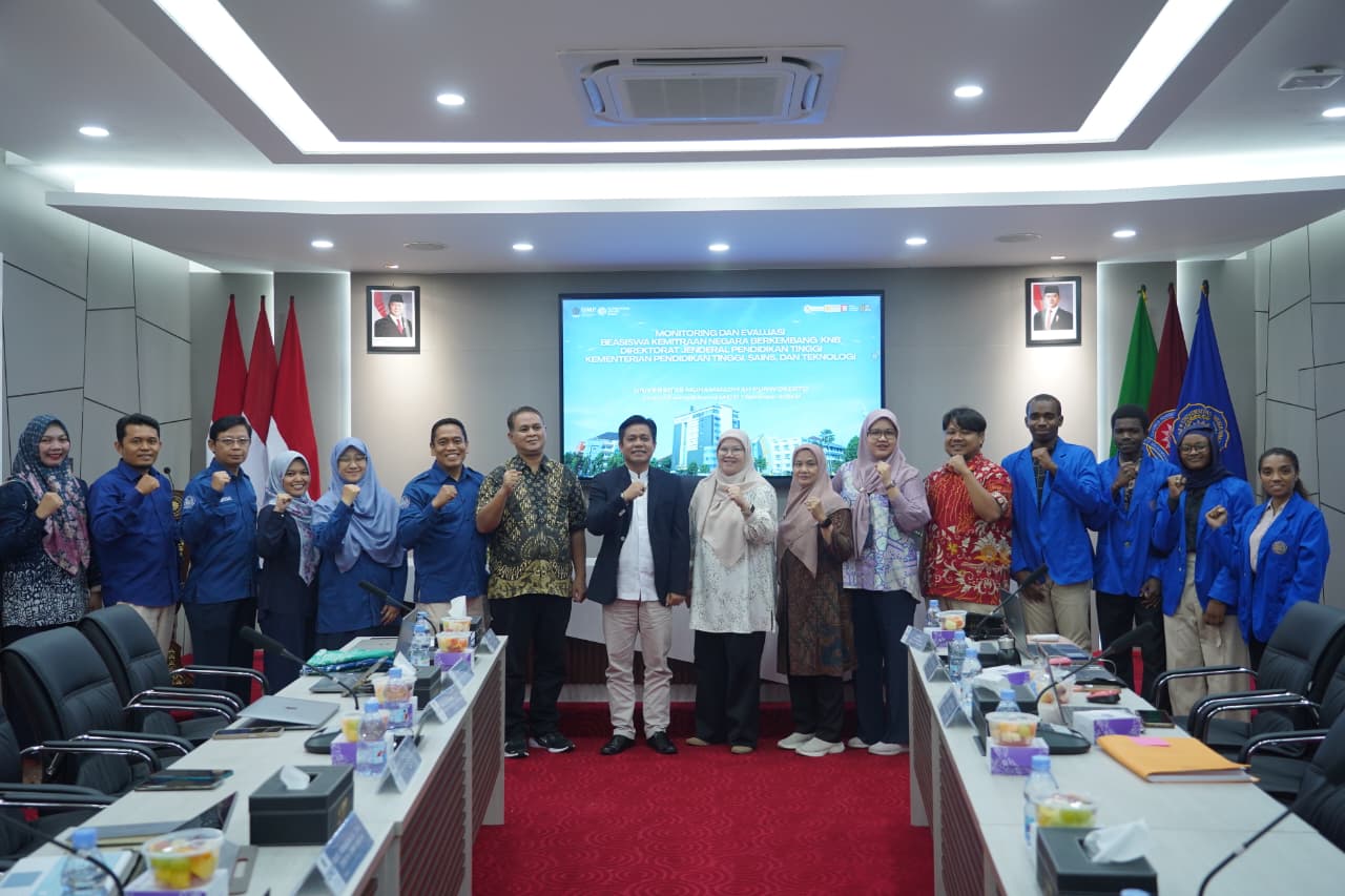 UMP Terima Pokja Penguatan Lembaga Kemdiktisaintek, Monitoring dan Evaluasi Beasiswa KNB