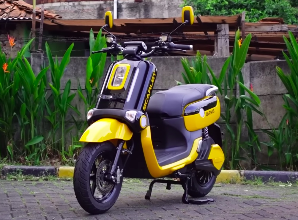 FANTASTIS! inilah Penampilan Motor Listrik Jarvis Scarlett yang Super Keren