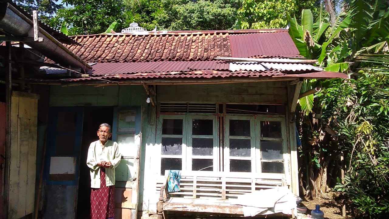 Rumah Mulyono Nyaris Ambruk Proses SK Bansos