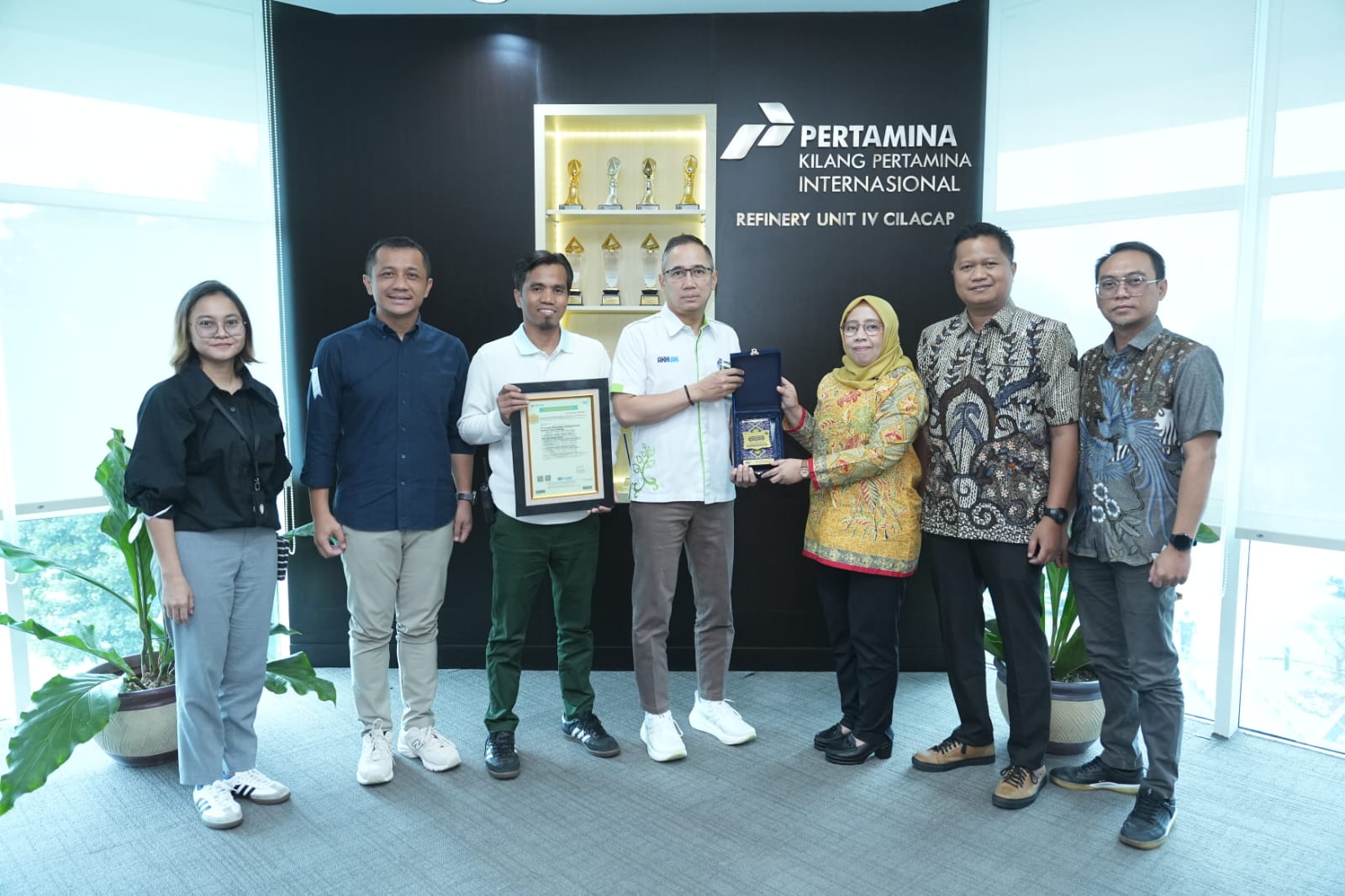 Kilang Cilacap Raih Sertifikat ISO 50001:2018, Komitmen Efisiensi Energi dan Pengurangan Emisi Karbon