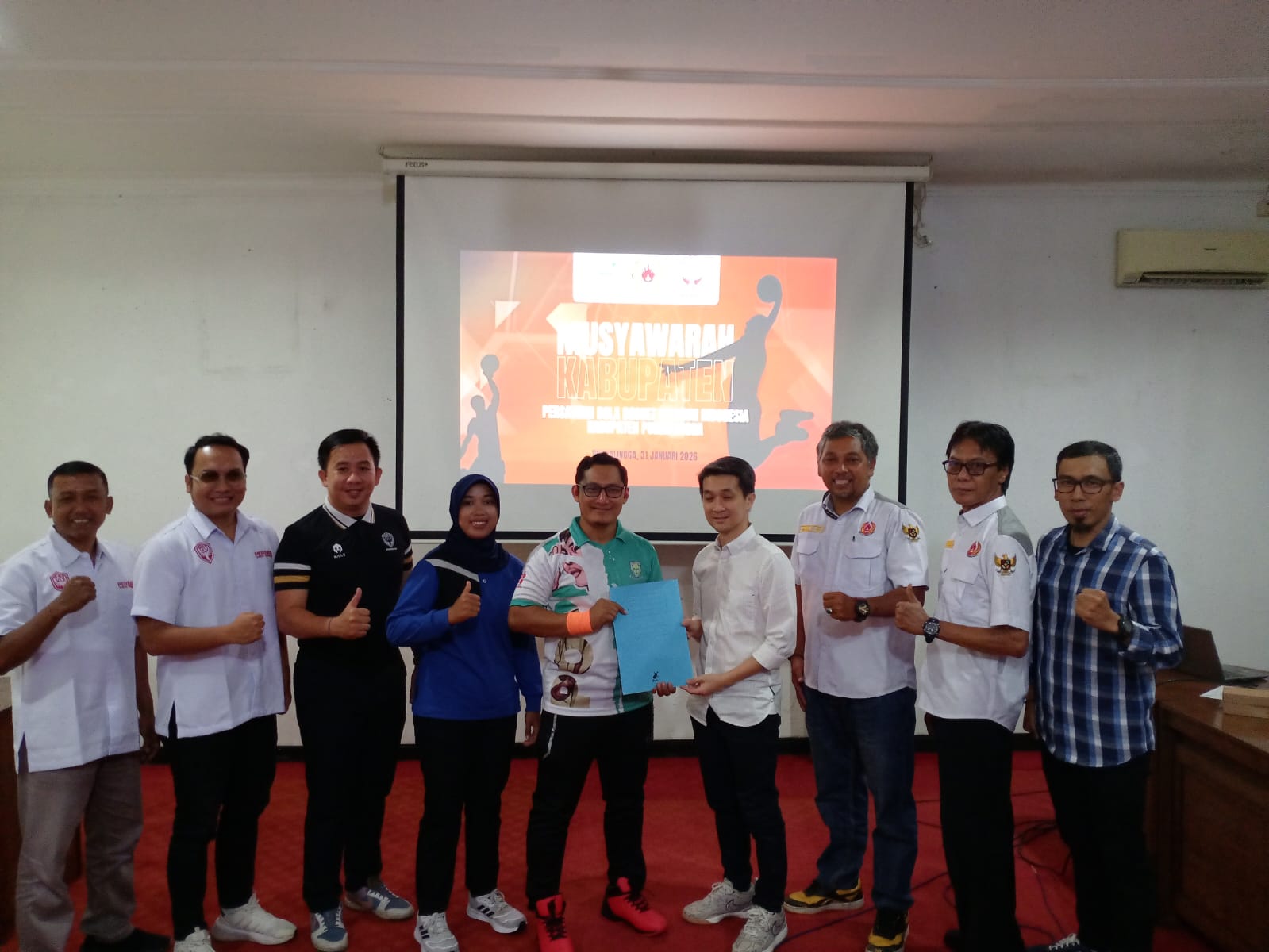 Pengkab Perbasi Purbalingga Resmi Berganti Nahkoda Periode 2026–2030