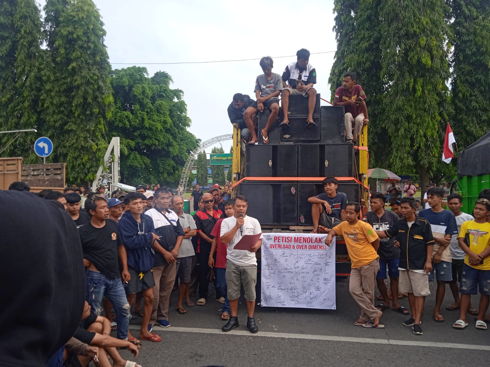 Audiensi Dua Jam Lebih, PPTP Minta Sanksi Pidana Truk ODOL Dihapus