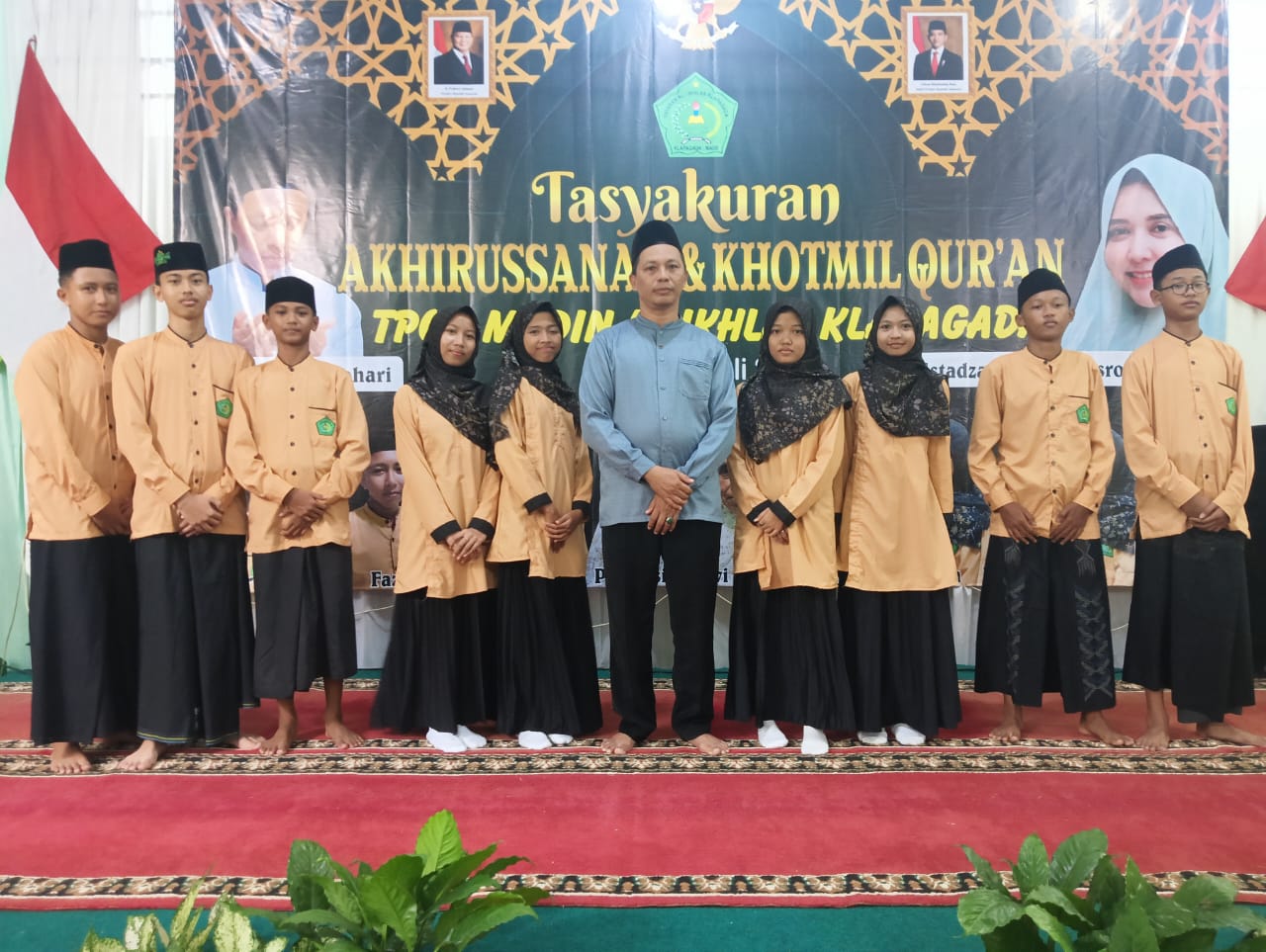 TPQ-MADIN Al-Ikhlas Klapagada Gelar Tasyakuran Akhirussanah dan Khotmil Quran ke-6
